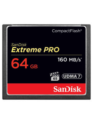 
SanDisk Extreme Pro CompactFlash 64GB 160MB/s
