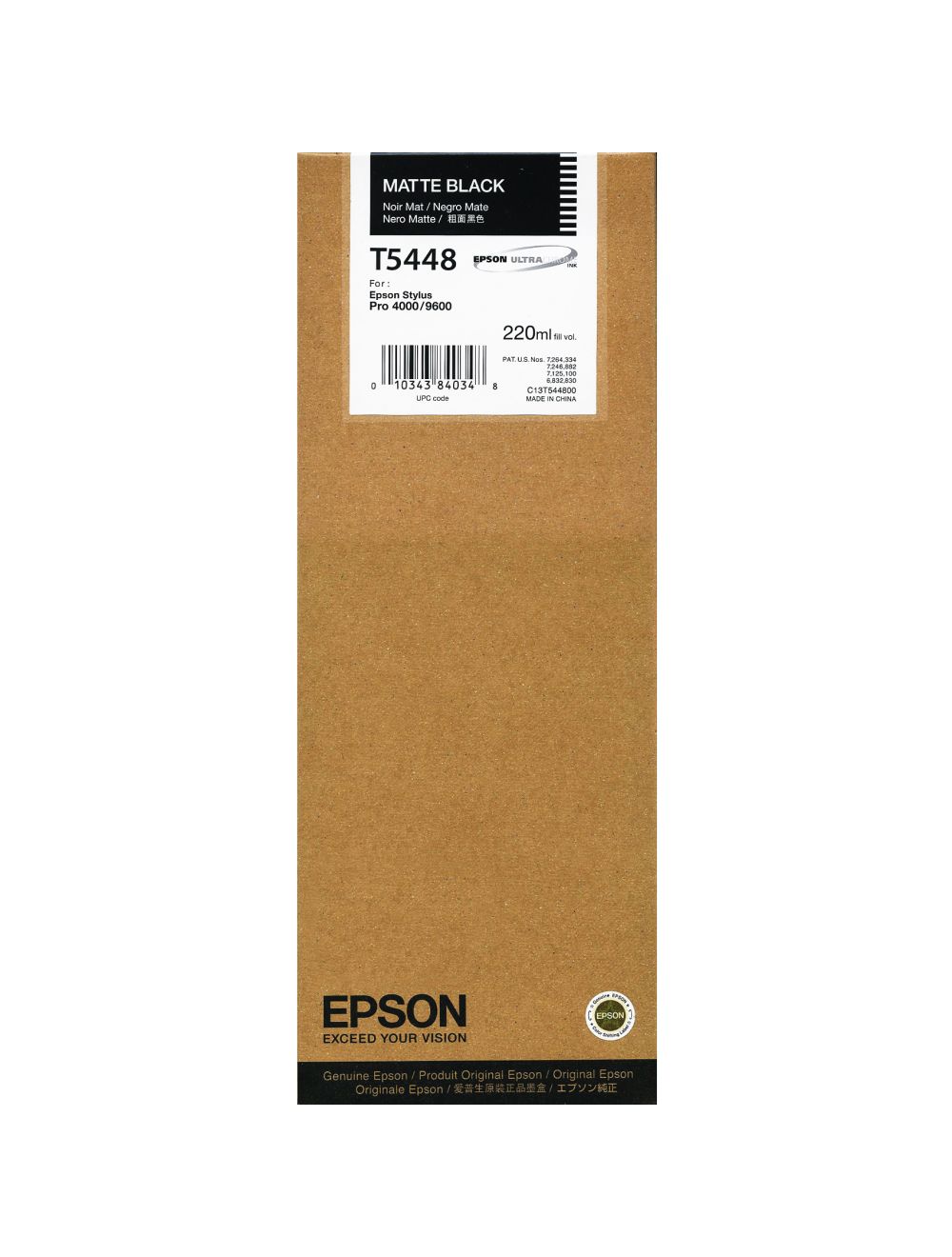 Epson Matte Black Ink Pro 4000 / 7600 